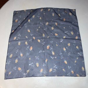 Women's Unbranded Navy Orange Floral Scarf One Size